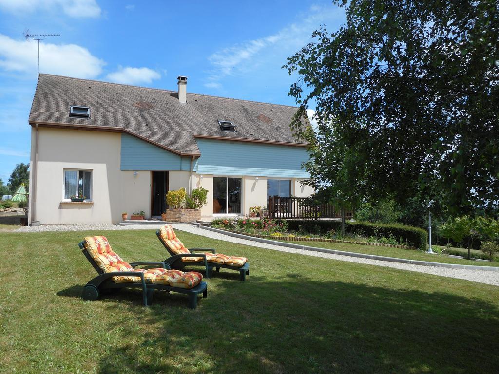 Maison d'hôtes Les Bruyères Gandelain Esterno foto